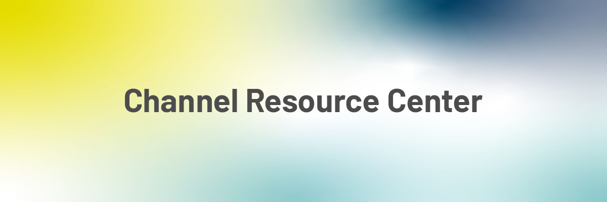 Channel Resource Center Banner